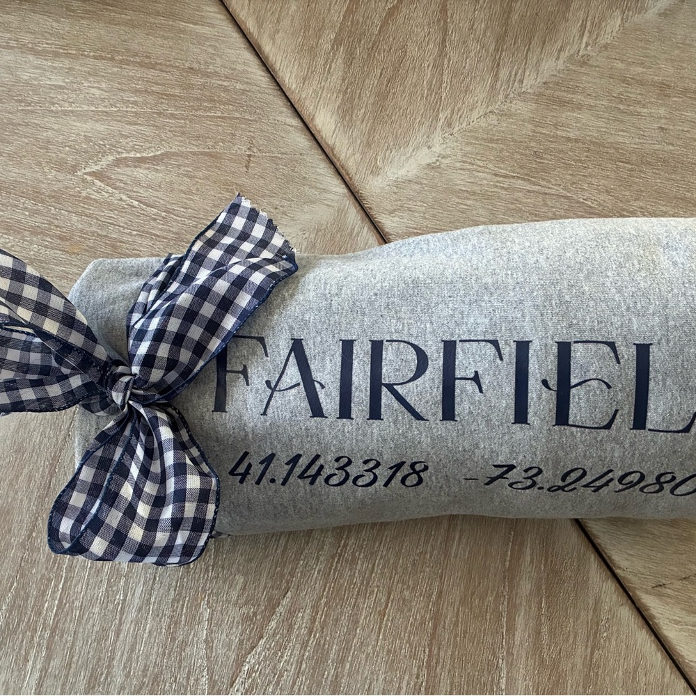 Port and Company Gray Blanket with Blue Accents